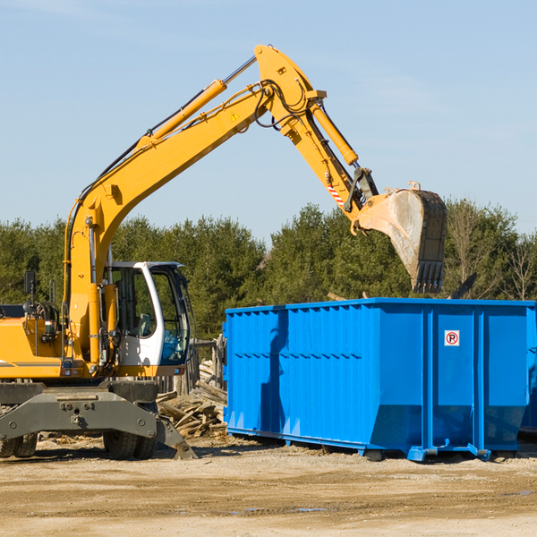 are there any restrictions on where a residential dumpster can be placed in Sorrento